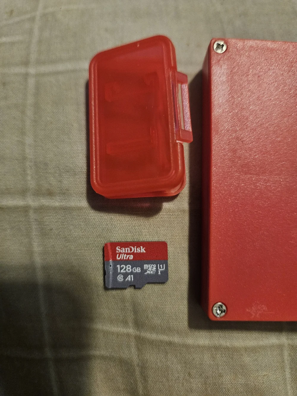 Nintendo Red Portable Memory Card Reader & SDXC USB Adapter Set